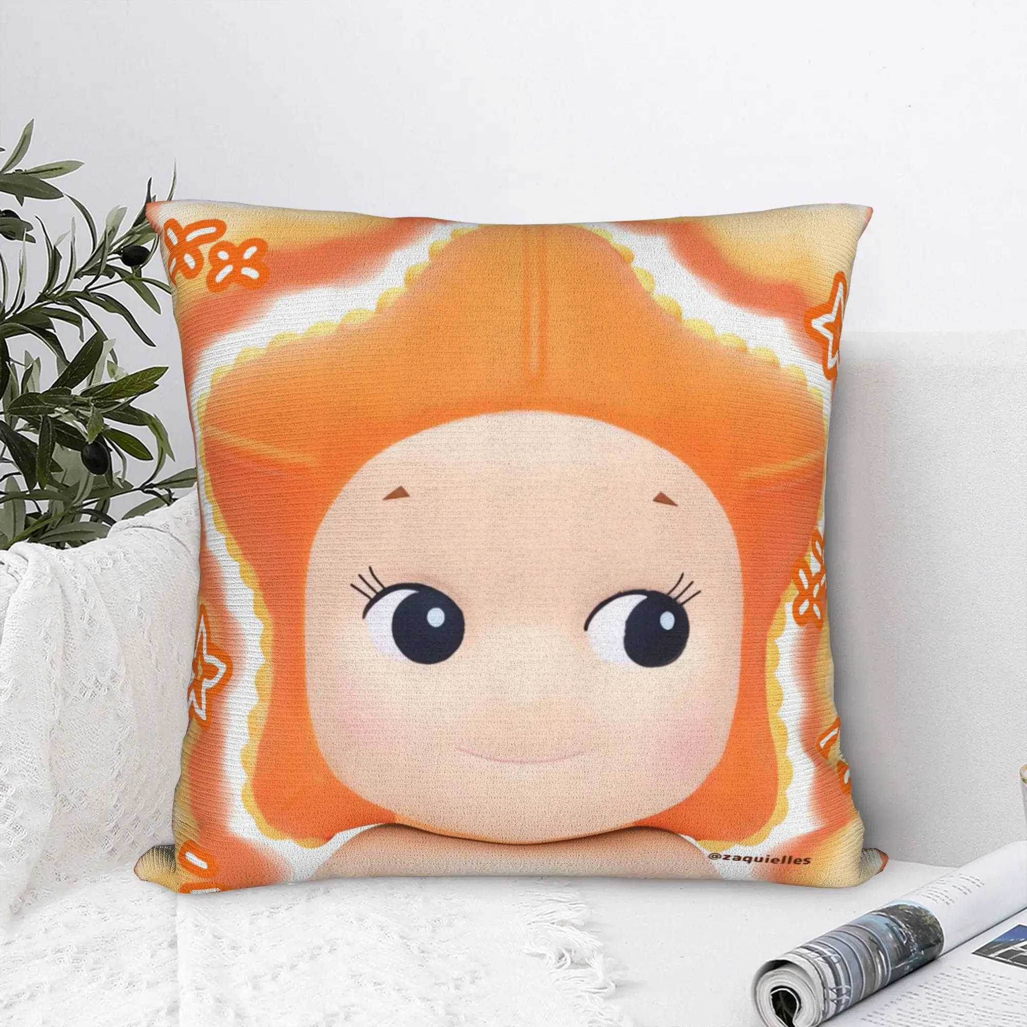 Lovely Sonnys Pillow Cover Fruit Angels Various Cute Funny Pillow Case For Living Room Sofa Custom Cushion Cover Gift