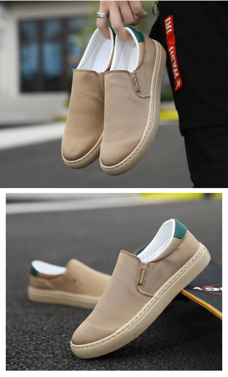 Neue weiße Slip-On-Leinenschuhe für Herren, vulkanisierte Sneakers, Studenten- und Jungen-Loafer, Espadrilles, lässige Herren-Fahr- und Golfschuhe, Größe 47 48. – Detail 18