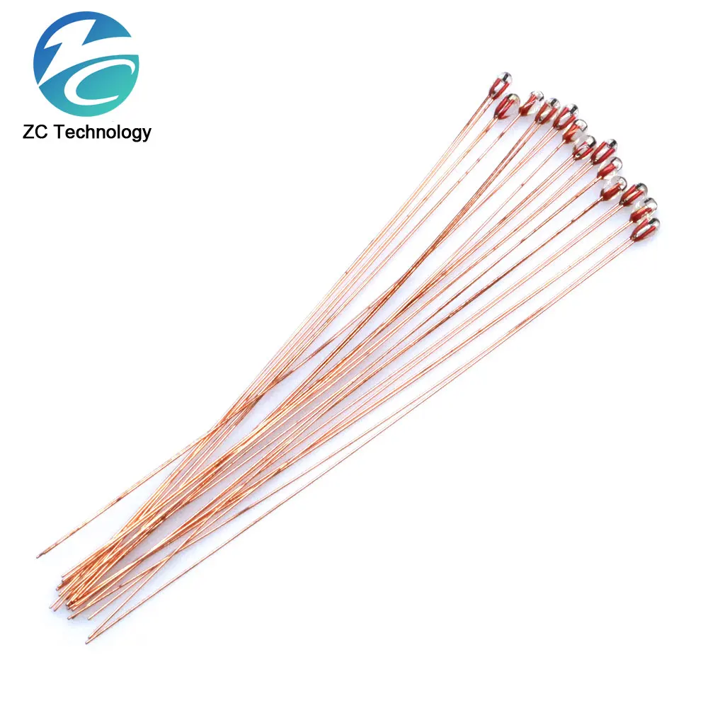 Термисторы 10 шт./лот 100K ohm 1% NTC 3950 для 3D принтера Reprap Mend для 3D принтера Hot bed MK2a MK2b