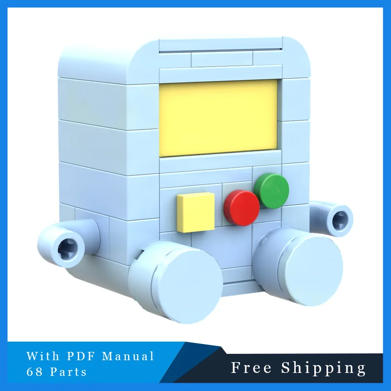 

Hot Selling 68 PCS MOC Creative Happy little person Blocks Model Children Educational DIY Assembly Toy Christmas Surprise Gifts