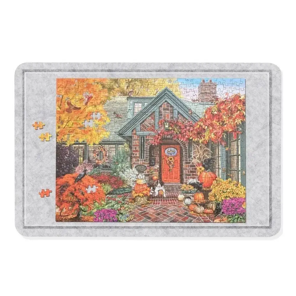 

Складная войлочная доска для пазлов, нескользящая, влагостойкая, большая, с наклонной поверхностью, для хранения пазлов