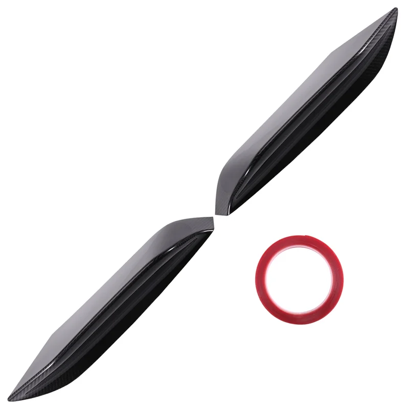 

X39A-Dry Carbon Fiber Front Bumper Splitter Lip Spoiler Air Vent Frame Trim For BMW F80 M3 F82 F83 2015-2020