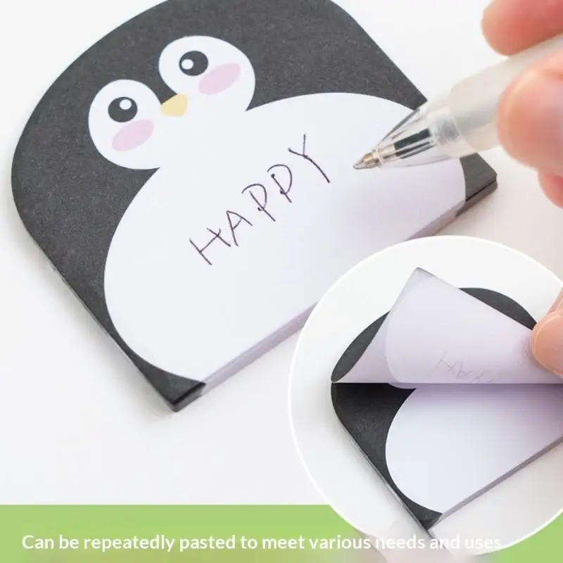 240Sheets Large Capacity Adhesive Animal Shaped Memo Pads Cartoon Cute And Interesting Animal Shaped Sticky Notes