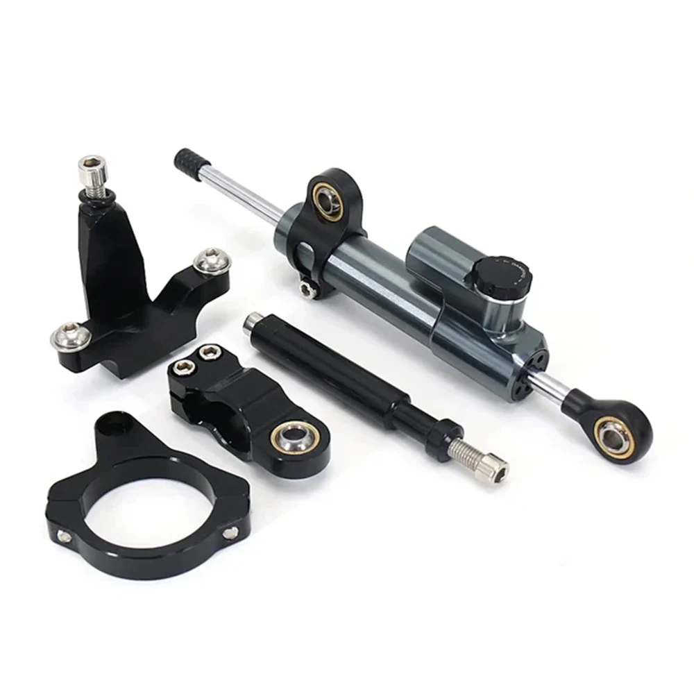 Stabilisateur d'amortisseur de direction de moto en fibre de carbone, support de montage, Yamaha YZF R7 YZFR7 Yzf r7 2021 2022 2023