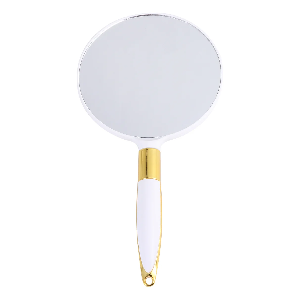 Vintage stijl make-upspiegel Handspiegel Draagbaar voor vrouwen Compact licht gebruik High Definition Shine Surface