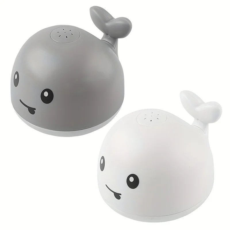 

1pc Baby Bath Toys, Whale Induction Squirt Toy LED Light Up Bath Toys, Bathtub Shower Toys for Baby Toddlers Pool Fountain Toy