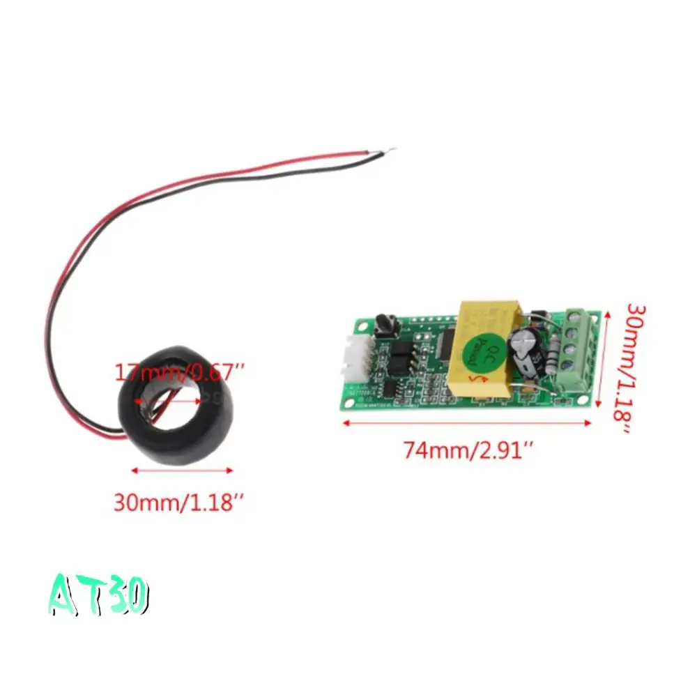 

PZEM-004T Single Phase Power Energy Meter TTL Modbus AC 220V 100A Voltage Current Watt Kwh Ammeter With CT USB Cable-AT30