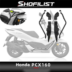 Motorcycle Upper Engine Guard Crash Bar Stainless Steel Bumper Frame Protector Engine Guard Crash Bar for Honda PCX160 2021-2024