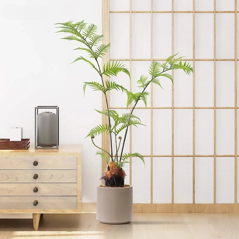 

Nordic wind simulation plant golden monkey Que Internet celebrity monkey head fern potted plant fake tree indoor ornament