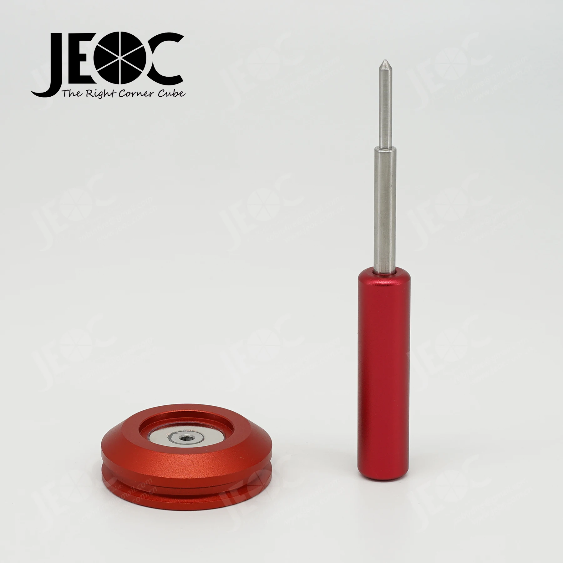 JEOC RBC (575777), Centering Magnetic Base for Leica RT3 Series Reflective Tape Target, Topography Land Surveying Equipment