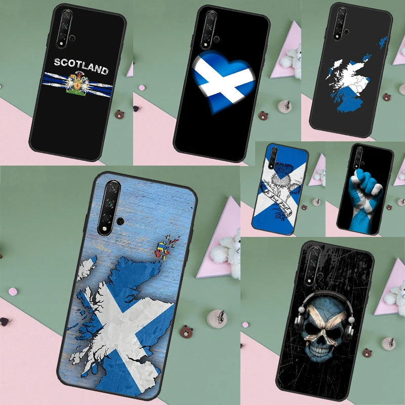 Scotland Scottish Flag Case For Huawei Nova Y70 Y90 Y60 Y61 5T 9 10 SE 3i 7i 8i P Smart P20 P30 P40 Lite P60 Pro