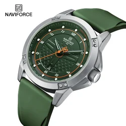 NAVIFORCE Luxury Design Men's Watches Waterproof Military Sport Quartz Wristwatches Silicone Strap Luminous Clock Reloj Hombre