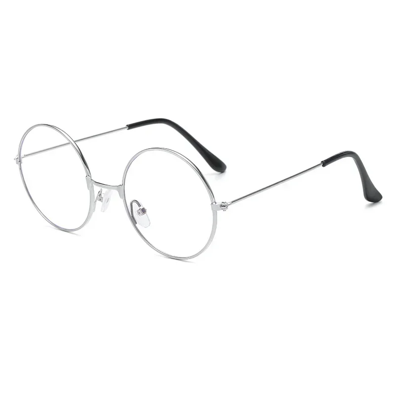 Classic Round Anti-blue Light Flat Glasses Women Optical Lenses Comfortable High-grade Computer Glasses for Men