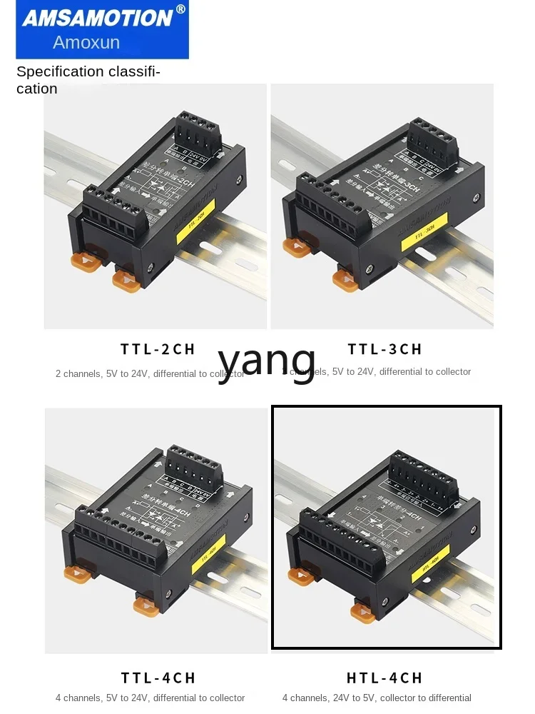 Cx Differentieel Naar Collector 5V Naar 24V Signaalomvormer Differentieel Naar Enkelvoudig Eindige Impuls Encoder