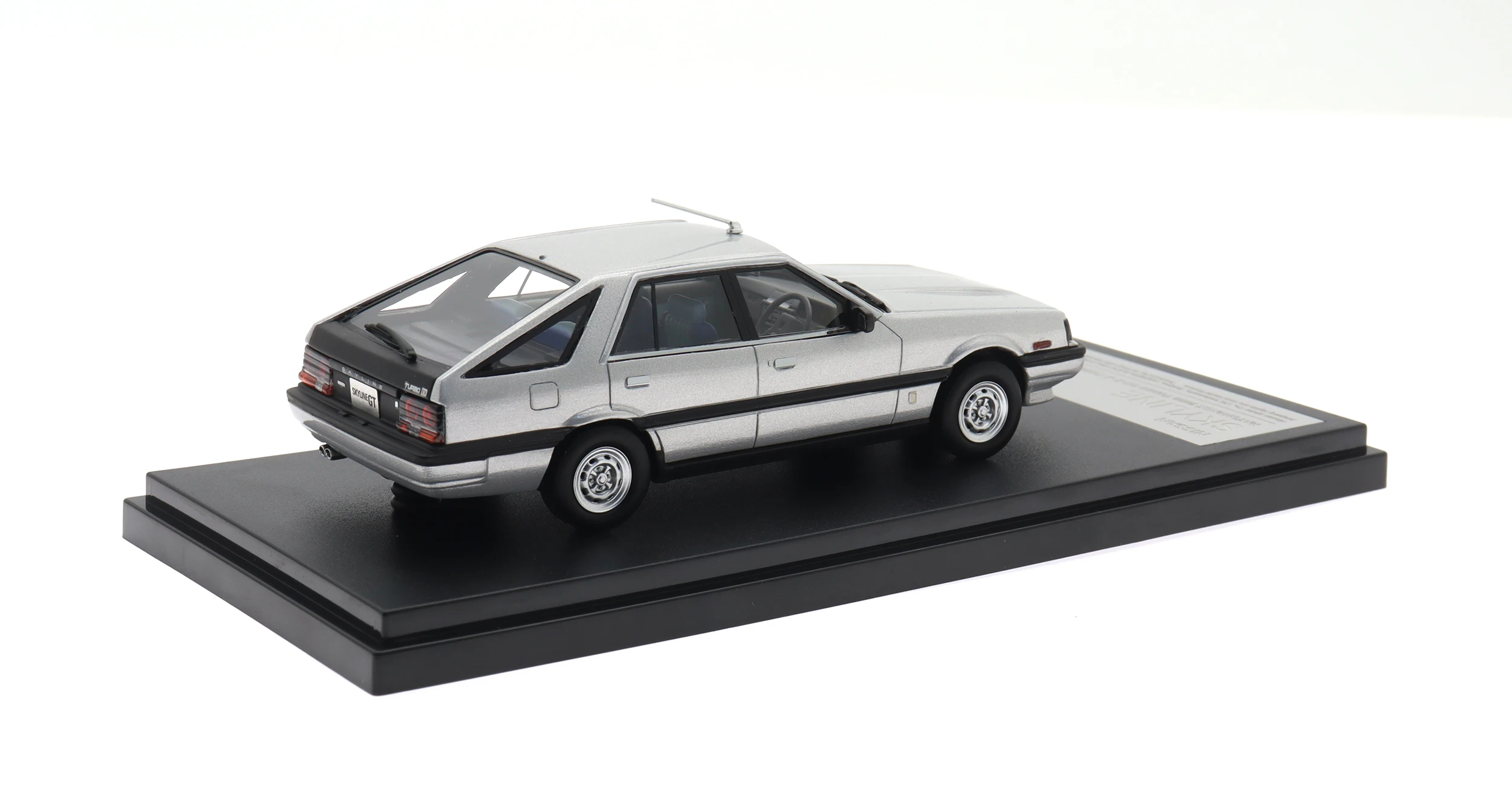 1:43 Hi Story For J-43572 SKYLINE HATCHBACK 2000 TURBO GT-E▪X(1984) High Simulation Collection Gift Resin Model Car