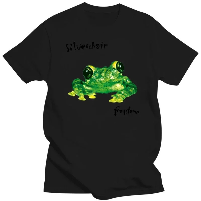 new Printing SILVERCHAIR FROGSTOMP t shirt Summer Casual streetwear Funny Cotton Tee Cotton Vintage Gift For Men Short Sleeve