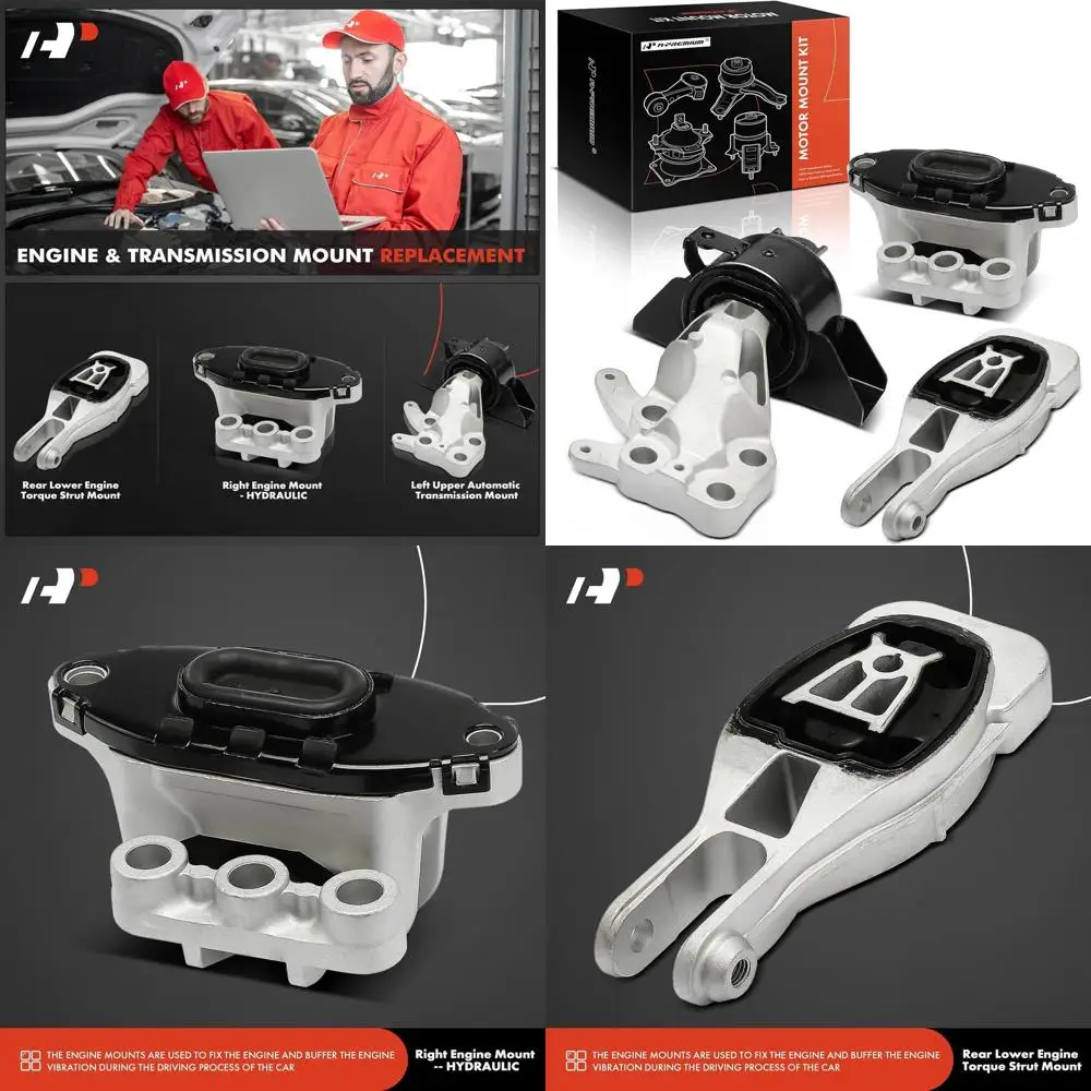 

3 шт. крепление двигателя, крепление трансмиссии и комплект крепления стойки крутящего момента, совместимый с Buick Encore 2013-2015 1.4L и Chevrolet Tr