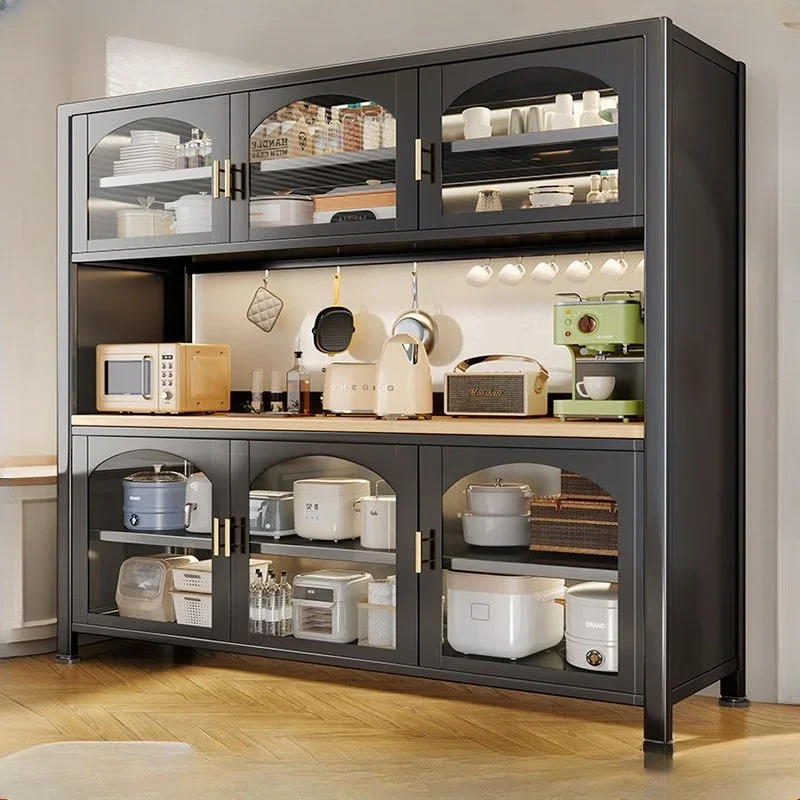 

Kitchen shelves, floor to ceiling multi layer storage cabinets