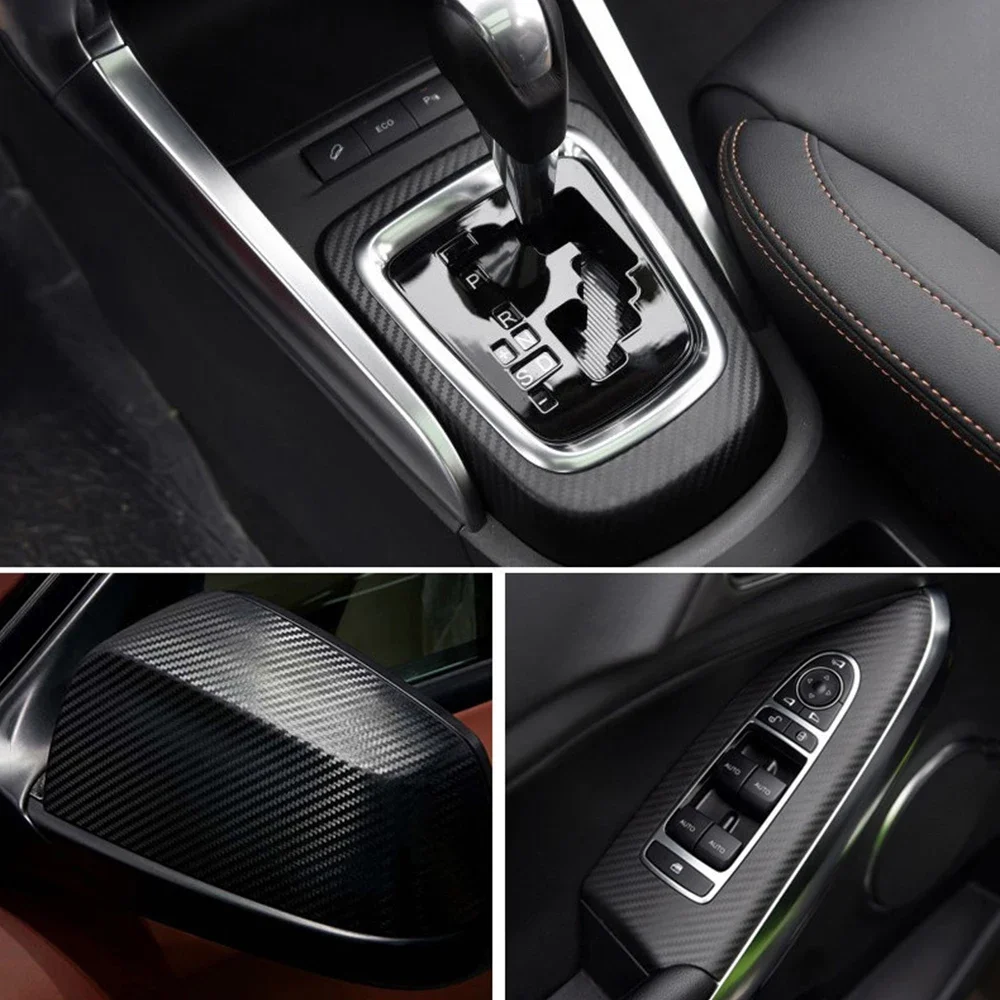 10/20/30*152 سنتيمتر الأفلام للسيارة ثلاثية الأبعاد ألياف الكربون الفينيل مركبة ملصق مائي ورقة لفة واقية ملصقات مخصصة اكسسوارات السيارات الخارجية