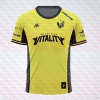 Team Vitality 2025 BLAST CS2 Esports JerseyC CSGO Major Training Uniform Streetwear Oversized Tops Men Women Casual T Shirt