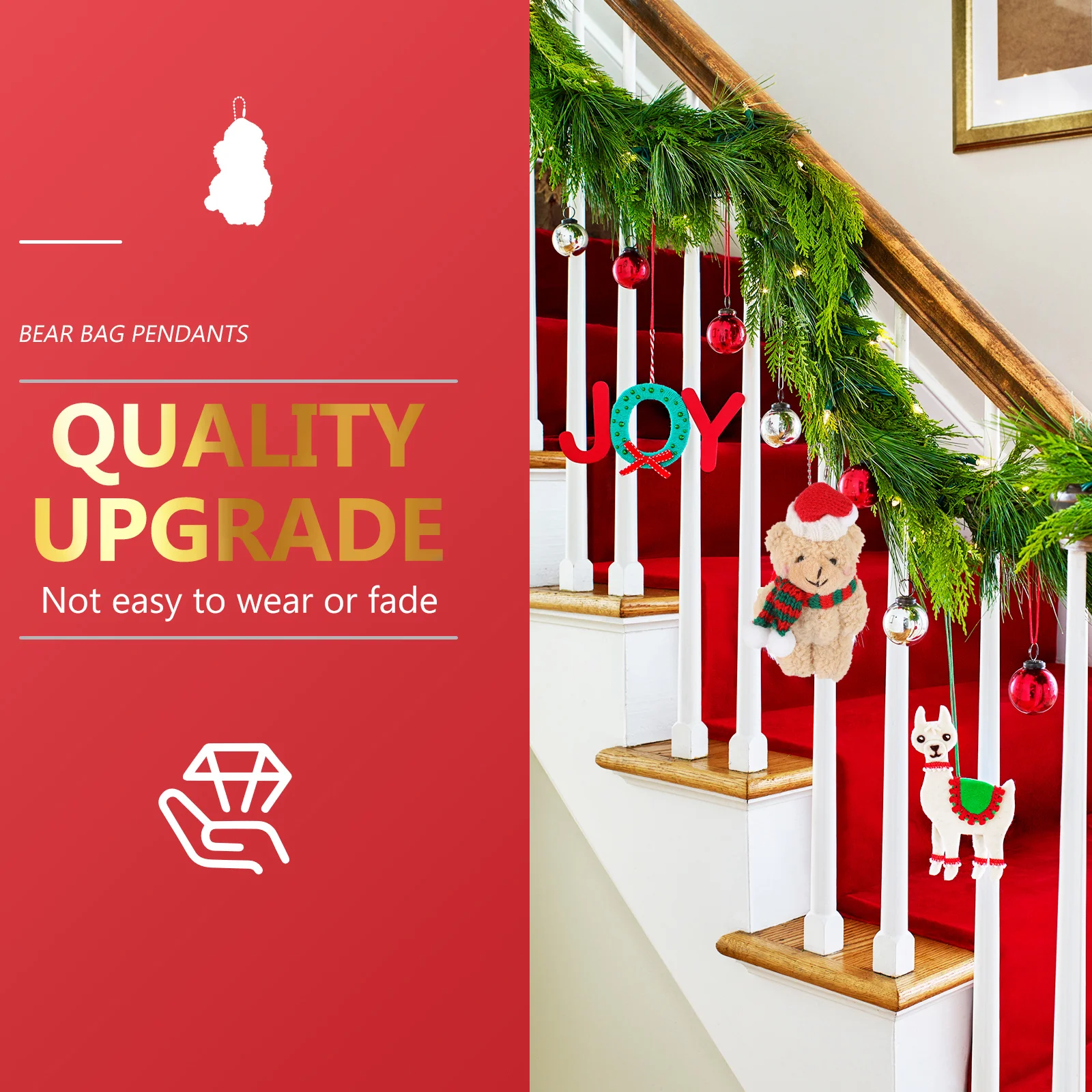 

Adorable Mini Bear Charm Soft-Surface Keyring Accessory for Backpack Handbag DIY Decoration Nursery Wedding Valentine Gift