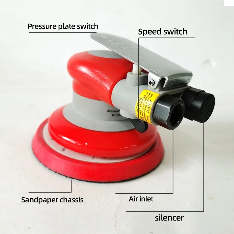 3M 3" 5'' Pad Size Auto Polierer Luft Random Orbital Schleifer Luft Holzschleifer