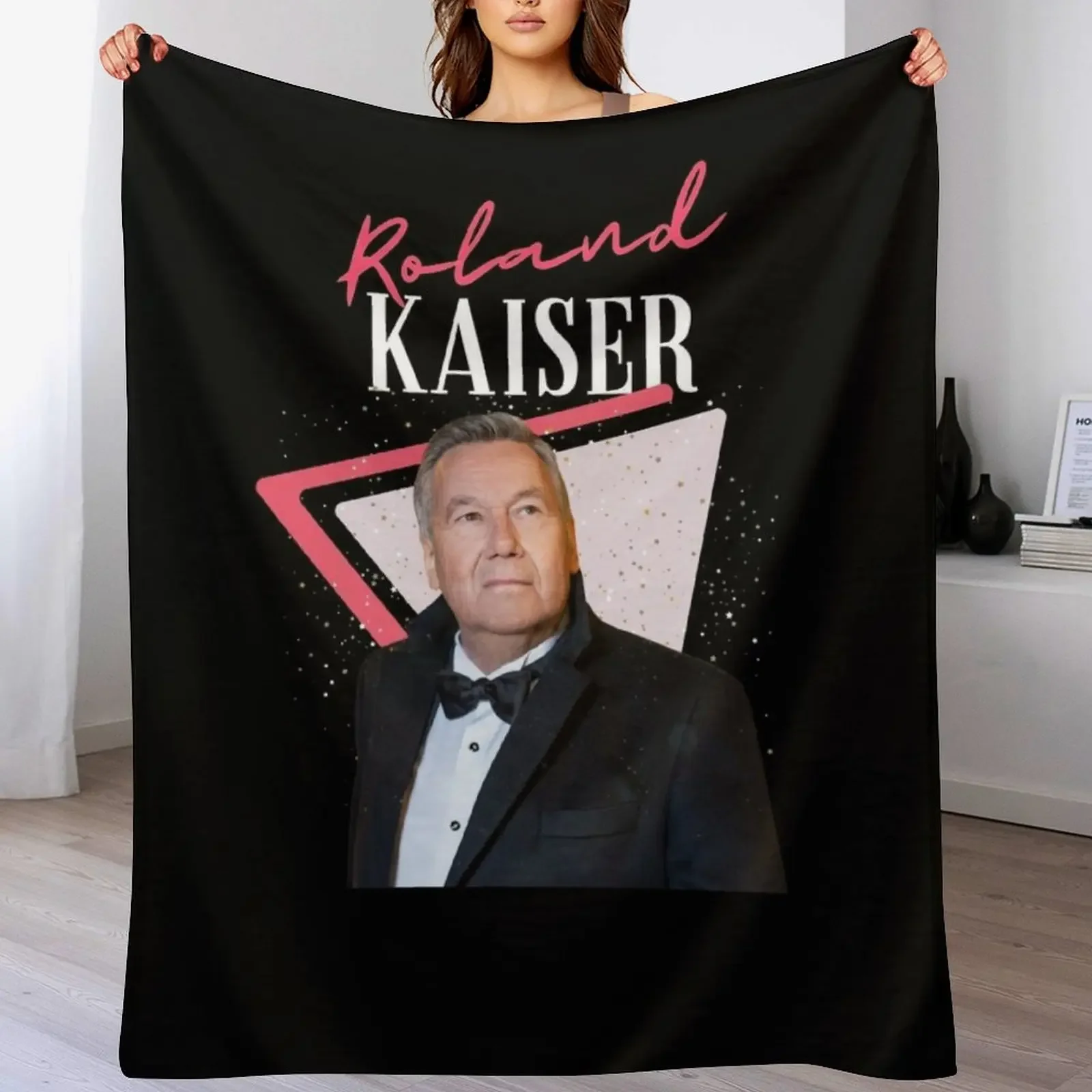 Roland kaiser - rip Roland kaiser - rest in peace Roland kaiser Throw Blanket Multi Use Warm Blanket for Living Room Bedroom