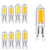 NEW Mini G9 COB LED Lamp 7W 9W 12W 15W AC 220V 110V LED Corn Bulb 360 Beam Angle Replace Halogen Chandelier Lights