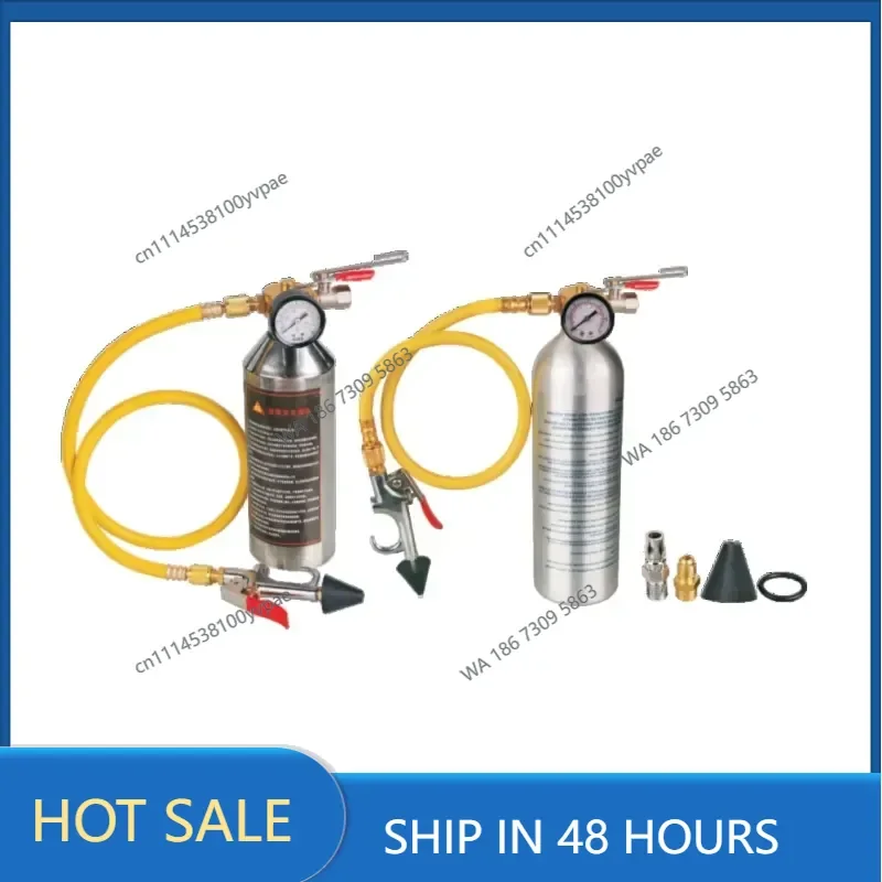 Car Air Conditioning Stainless Steel Bottle Kit for Pipe Cleaning Agent Hand Tools