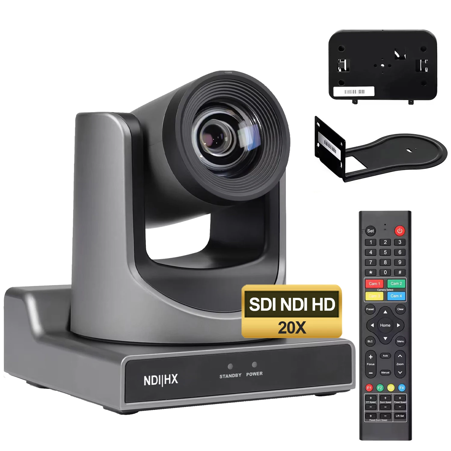V60XL-N church PTZ streaming camera broadcast NDI SDI 20x zoom high definition 1080x artificial intelligence