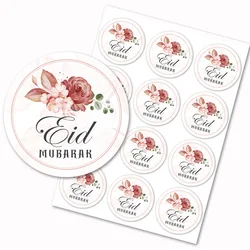 90/120pcs Ramadan Stickers Eid Mubarak Stickers Ramadan Kareem Labels For Eid Al Fitr Adha Paper Sticker Islamic Muslim Decor