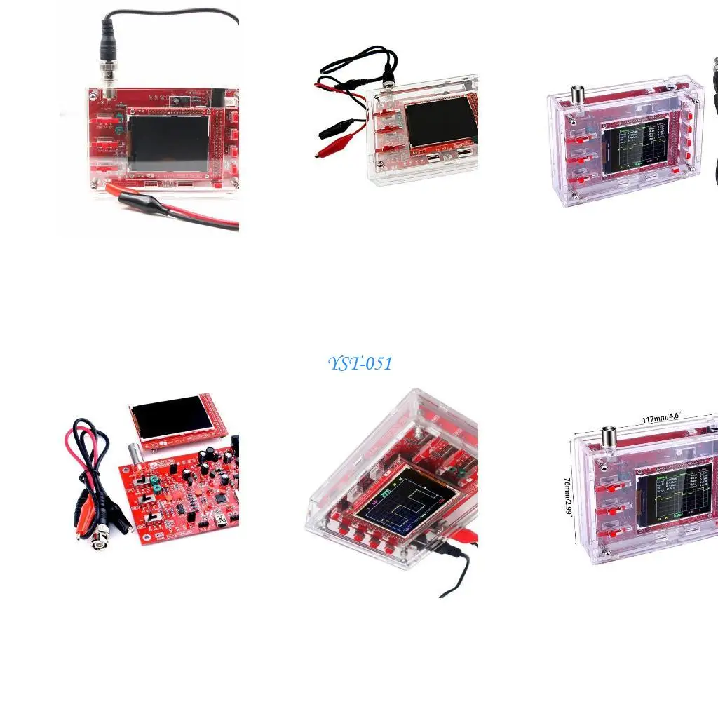 

E15A Digital Oscilloscope 2.4" TFT Handheld Pocket-Size DIY Parts Fully Assembled