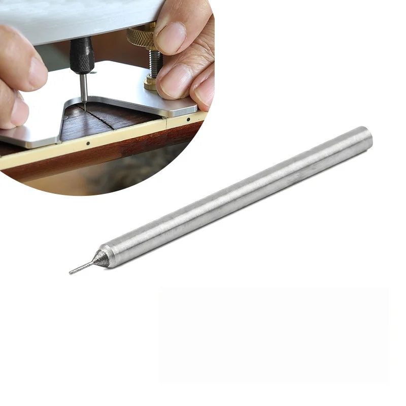 Diamond Milling Cutter for Guitar Fret Slot Cleaning Deepening Acoustic Folk Guitar Luthier On-site Repair Tool