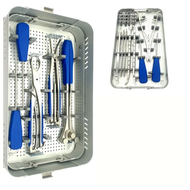 

Pet Orthopedic Spinal Lower Instrument Set Bone Surgical Plate Instruments Kit