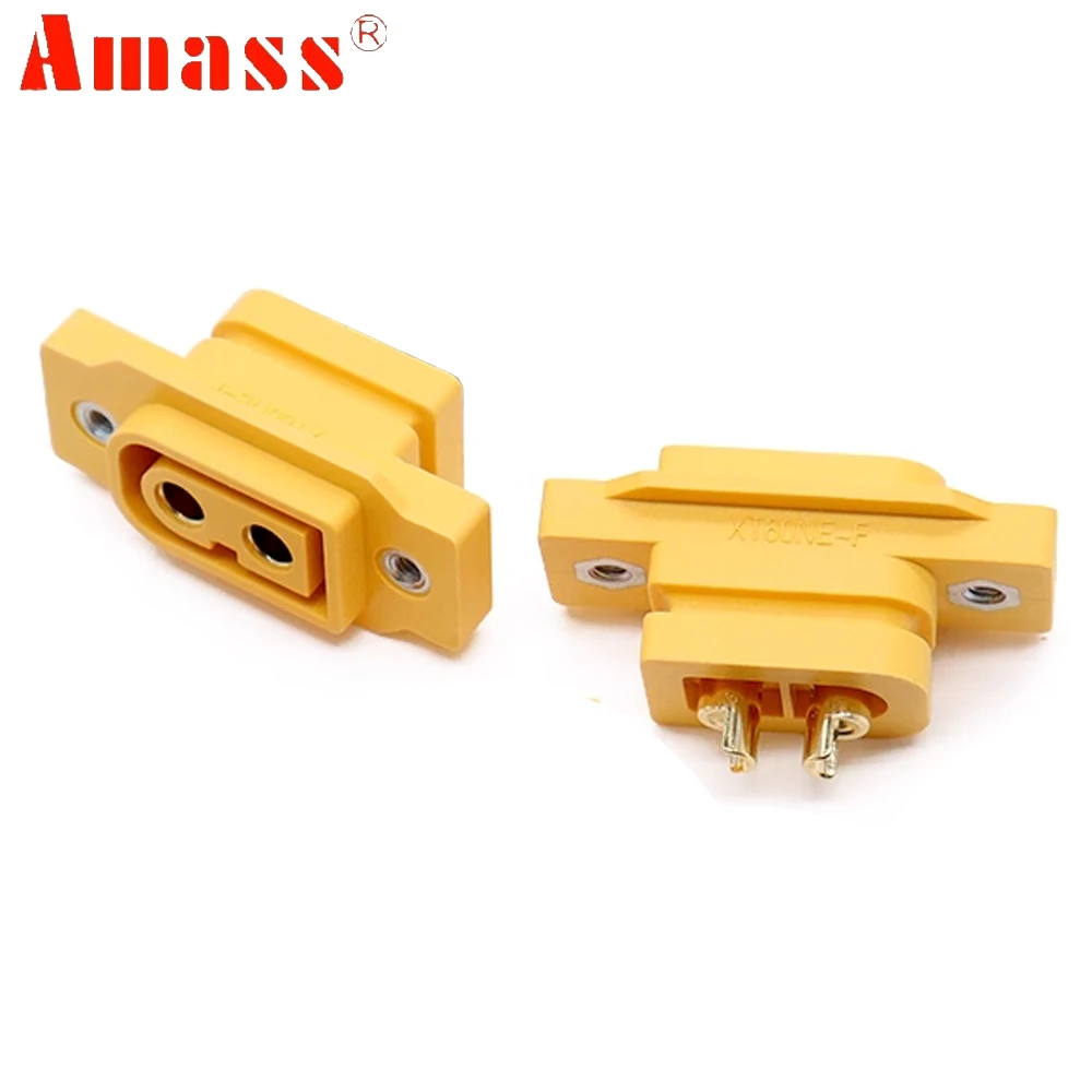 5pcs Amass XT60 XT60NE-F XT60NE DC500V 20A Gold Plated Plugs Battery Connector For Rc FPV Drone Airplane Car Boat Accessories