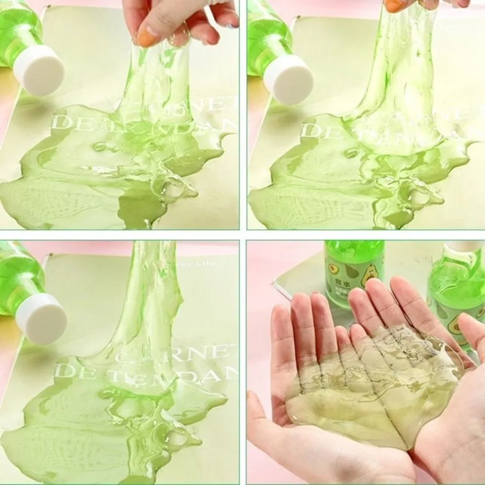 Clear Water Slime Crystal Mud Jelly Decompression Kneading Soft Relaxed Pinch Relieve Pressure Hug the breast milk bottle - view 4
