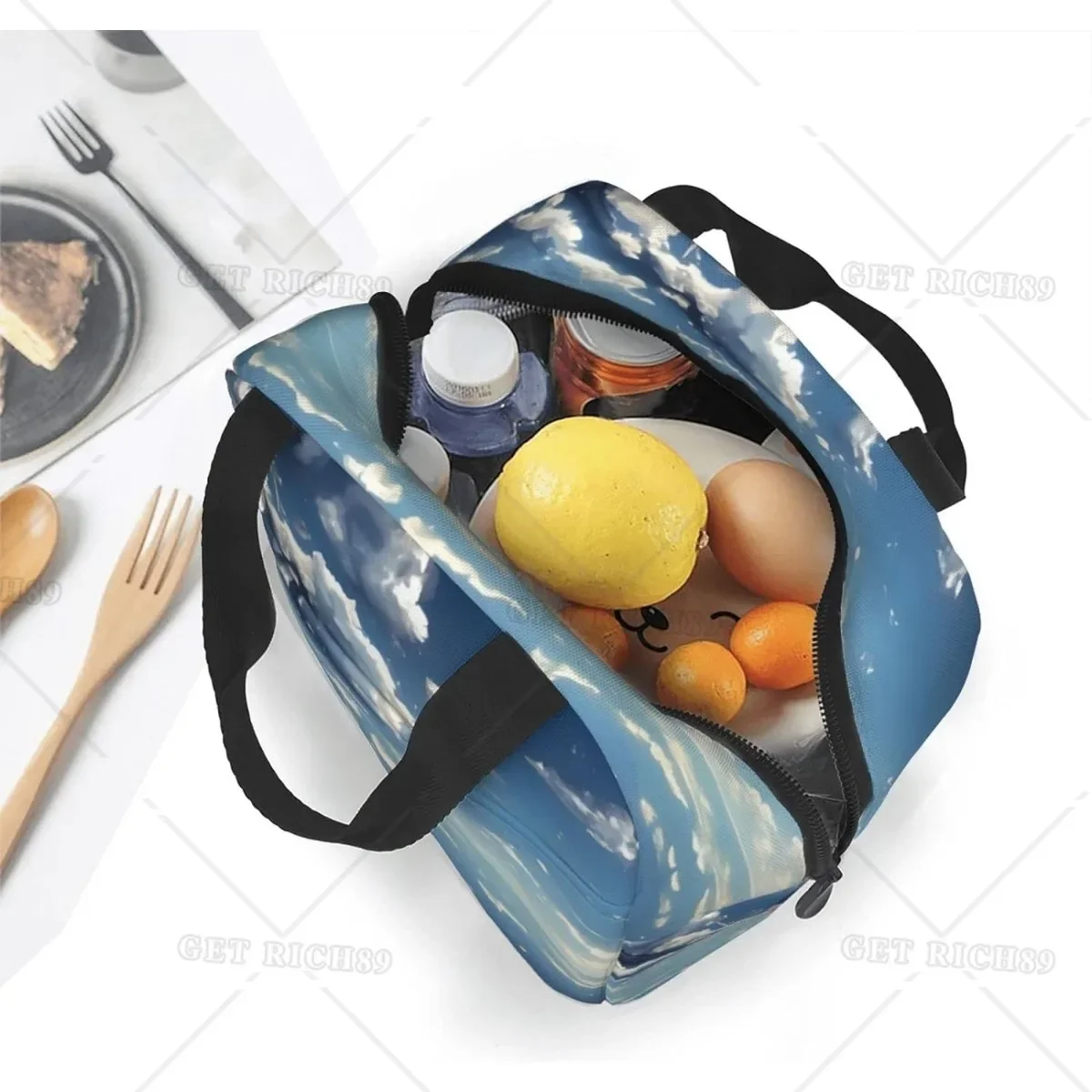 حقيبة غداء معزولة متعددة الوظائف من Sky and Clouds، تصميم مقاوم للماء للعمل والأنشطة الخارجية وعزل طويل الأمد