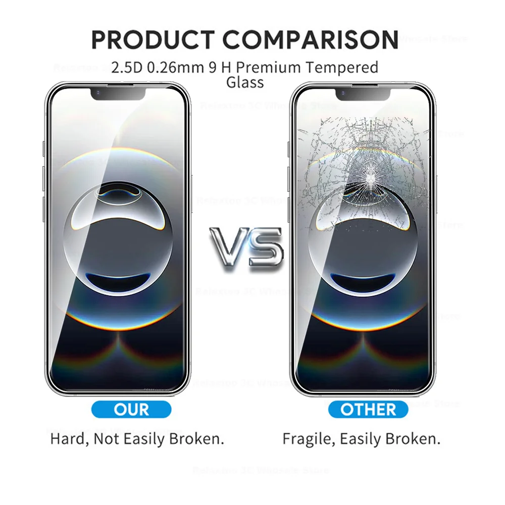 3PCS Tempered Glass For Apple iPhone 16E screen protector for iPhone 16e iPhone16E i Phone 16 e SE 4 Phone16e (2025) glass film