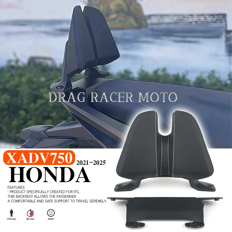 Motorcycle Rear Passenger Seat Backrest Cushion Back Rest Pad For Honda X-ADV 750 XADV 750 XADV750 X-ADV750 2021-2025 2024 2023