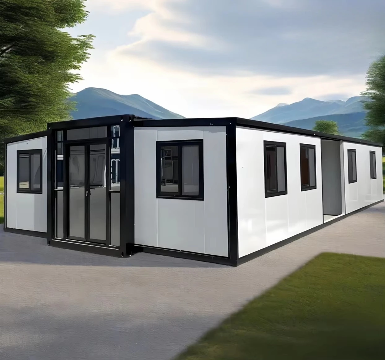 فاخر كازا الجاهزة 20ft 40ft 2 3 4 5 غرفة نوم ميزون موبايل منزل صغير محمول قابل للطي جاهز حاوية منزلية قابلة للتوسيع #2