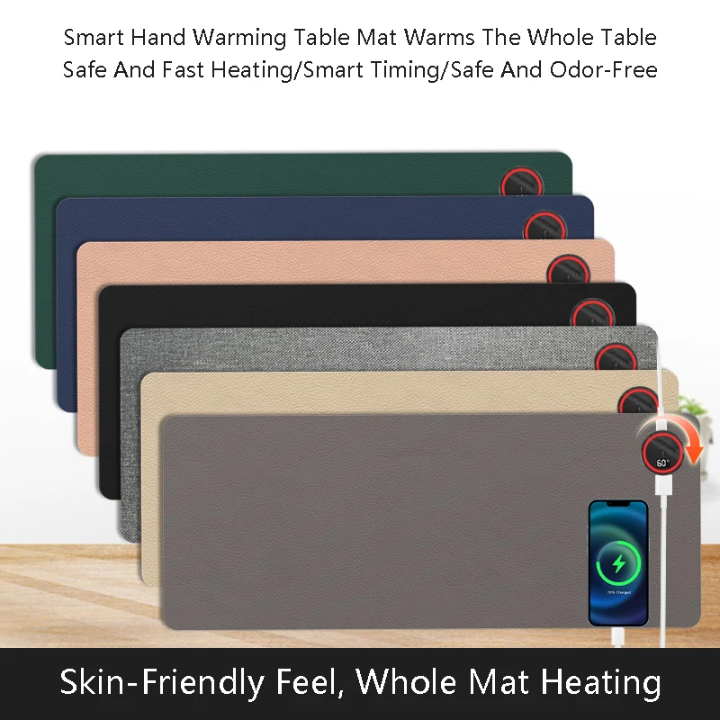 

Heated Mouse Pad Heated Desk Pad Heated Desk Pad Office Extra Large Waterproof Dormitory Homework Electric Heating Pad