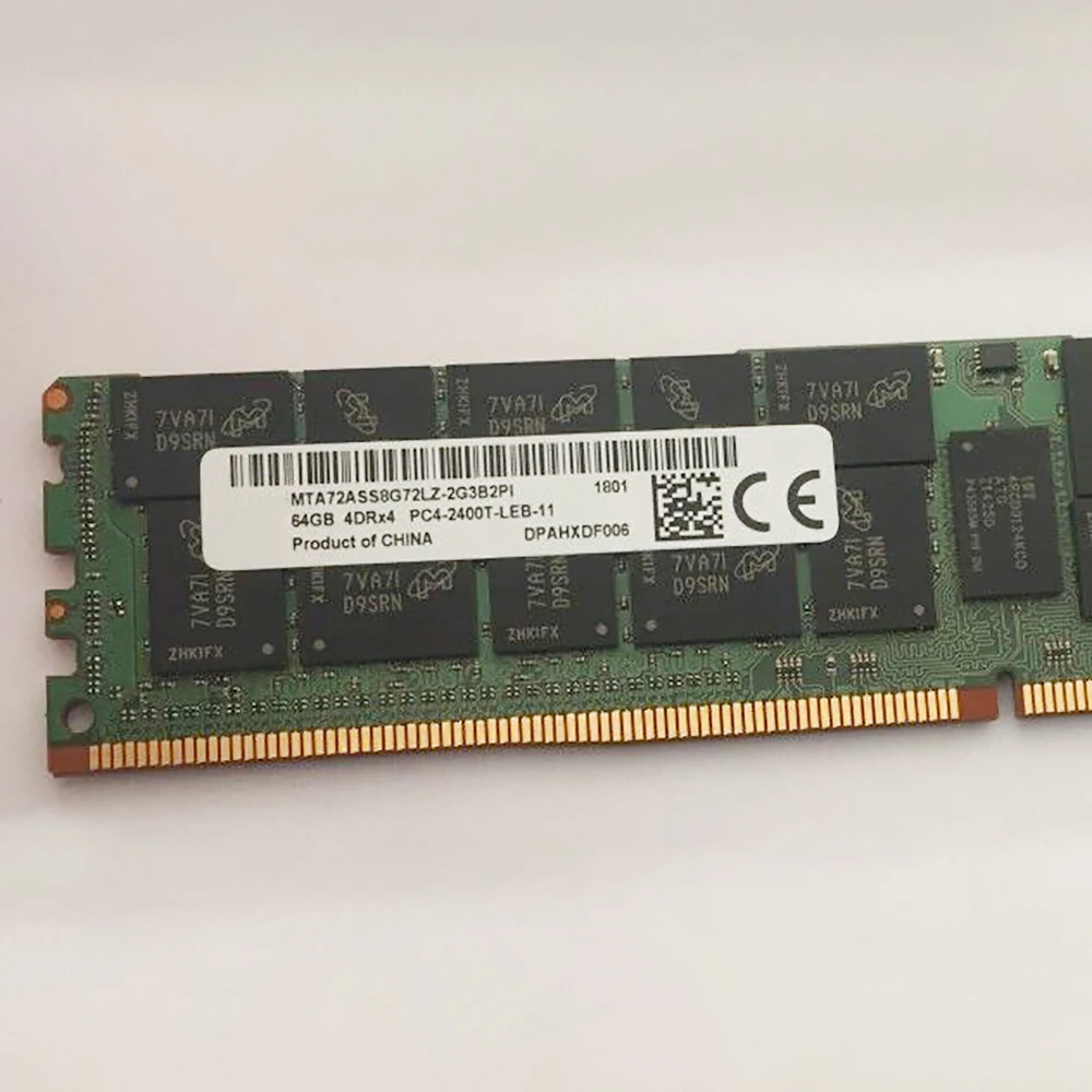 1 Pcs For Inspur Server Memory 64GB 64G 4DRX4 DDR4 2400 ECC RAM NF8460 NF5460 NF5288 NF5280 M4 M5 