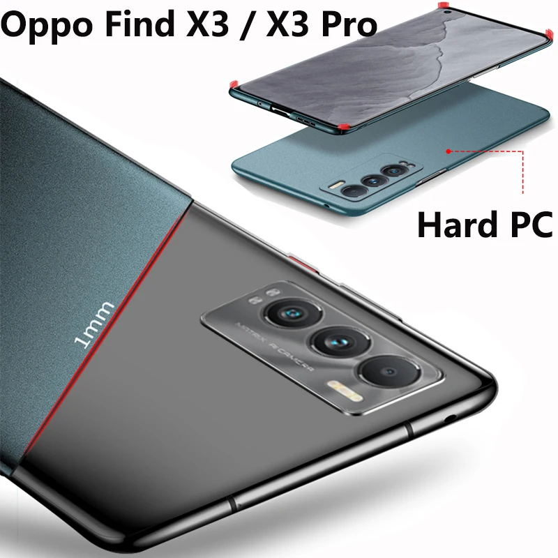 Oppo Find X3 Pro FindX3Pro CPH2173 Hülle Ultradünne Rückseite Hard PC Matte Hülle für Oppo Find X3 FindX3 X3Pro Cover Protector