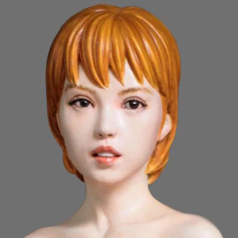 1/12 A maiden with yellow hair Resin kit Figure GK Japanese human subject matter Whole body Uncoated No colour