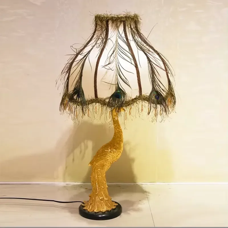 European-Style Artistic Peacock Ornaments Elegant for Bedrooms Dining Rooms Villas Adult Baptism Ceremonies Knick-Knacks