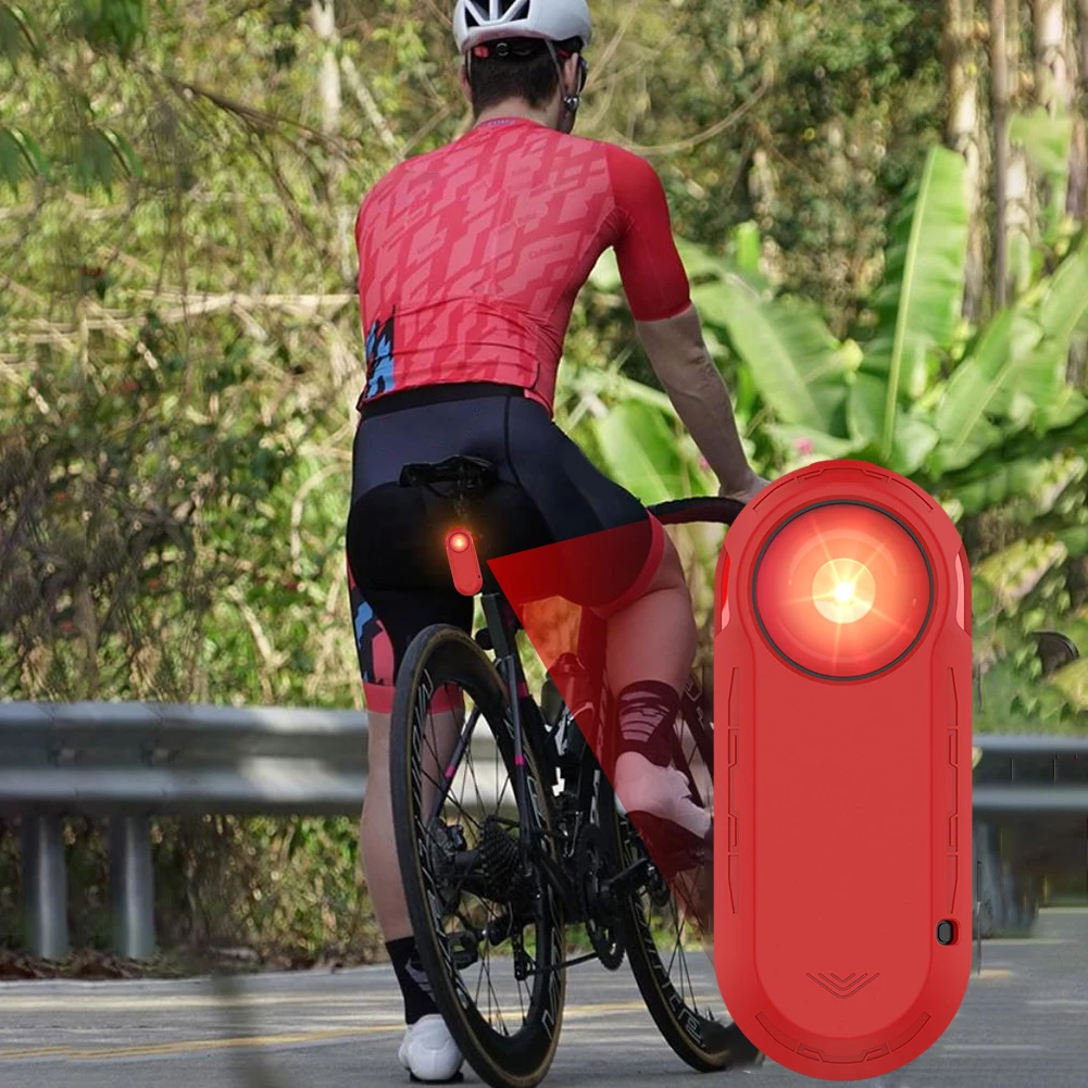 Silicone Tail Light Protect Case Washable Portable Protector Case Anti-Lost Impact-resistant for Varia RTL515