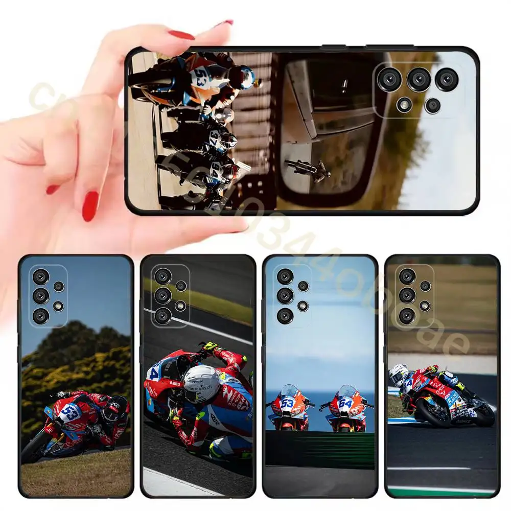 

W-WSBK 53 V-Valentin Debise Phone Case For Samsung Galaxy A13,21s,22,31,32,52,53,71,80,A91 Soft Black Cover