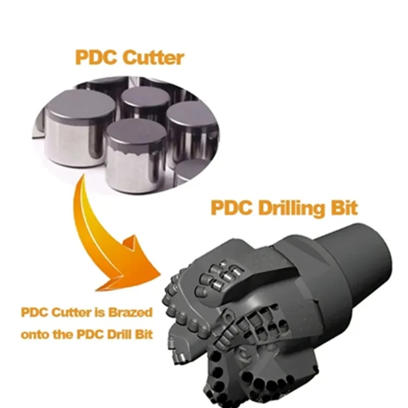 10pcs Diamond Composite PDC Cutter Inserts 1608 Geological Drill Teeth Drill Bit For Oil Gas Well Drill Equip