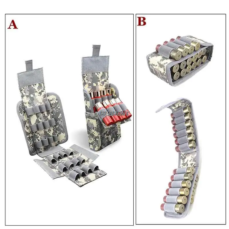 16/24, чехол для патронов, боеприпасов, 12 дюймов, тактическая Сумка Molle, сумка для боеприпасов 12 калибра/20 г, сумка на пояс для охоты и стрельбы