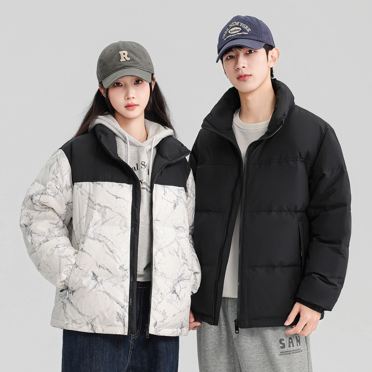 Winter Outdoor Running Sports Thick and Warm Down Jacket New Fashion Trend Comfortable and Breathable 90% Velvet Content Jacket